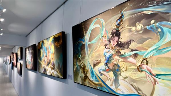 假期逛展好去处！来国美看腾讯游戏诠释东方美学(图3)